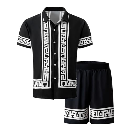 Costume d'été à la mode pour hommes avec chemise de plage décontractée ample