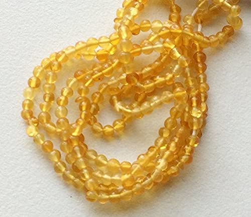 Perles en opale jaune naturelle pour création de collier artisanal haut de gamme