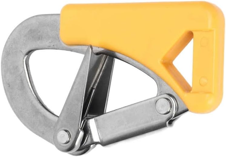 [Motorcycle Parts] Locking Snap Hook Wear Resistant High Safety Anti Corrosion Stainless Steel ABS Spring Snap Hook Clip for Connecting for Hiking [Easy to Replace]
