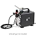MEEDEN Airbrush Compressor Kit - 1/5 HP Powerful & Quite Air Compressor for Model Painting with 6 Feet Hose
