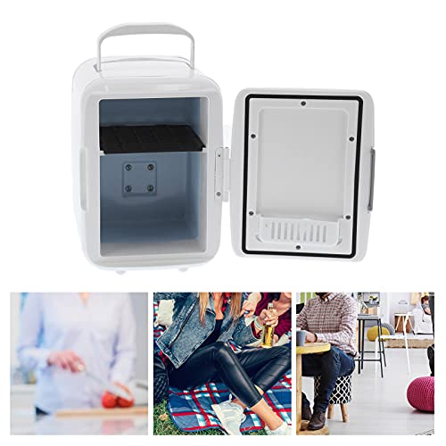 Mini geladeira, refrigerador e aquecedor de 4 litros, refrigerador compacto, geladeira portátil ótim