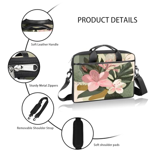 Bolsa para portátil abstracta 15 pulgadas con correa miniatura 4