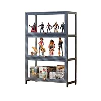 クリア飾り棚 キューブボックスαハーフ改 可動棚付新フラップ扉UV/フロント