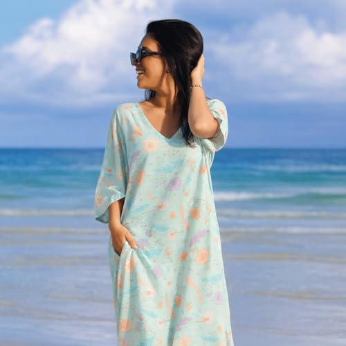 Image of Miss Lavish London Women's Kaftan- Kaftan Dress for Casual, Party, Evening, Vacation and Everyday Wear