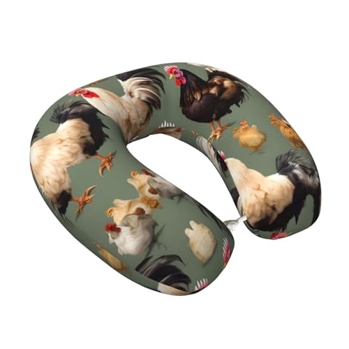 Almohada cervical de poliéster para viaje miniatura 2