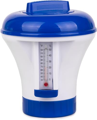 Dosificador de Cloro Regulable Grande con termometro para Pastillas de 200 gr. - DPOOL