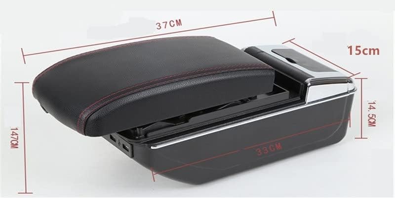 Hxfghz カーアクセサリーアームレストボックス中央収納