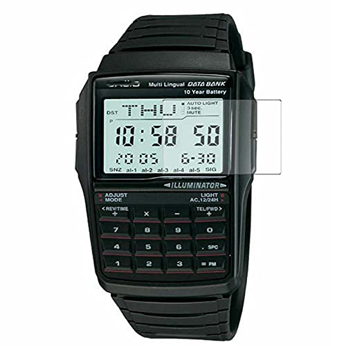 Puccy 3 Pack Screen Protector Film, compatible with casio DBC32-1A Series DBC-32-1A TPU Guard for Smart watch Smartwatch（ Not Tempered Glass Protectors ）