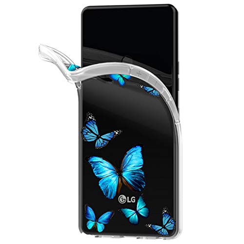 Tothedu Case For Galaxy J3 Prime/J3 Emerge/Express Prime 2/Amp Prime 2/J3 Mission/J3 Eclipse/J3 Luna Pro Case,Clear Slim Soft Tpu Back Phone Protective Cover Case For Samsung Galaxy J3 2017(Butterfly) #TOP1