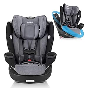 Evenflo Gold Revolve360 Rotational AllinOne Convertible Car Seat Swivel Car Seat Rotating Car Seat for All Ages Swivel…