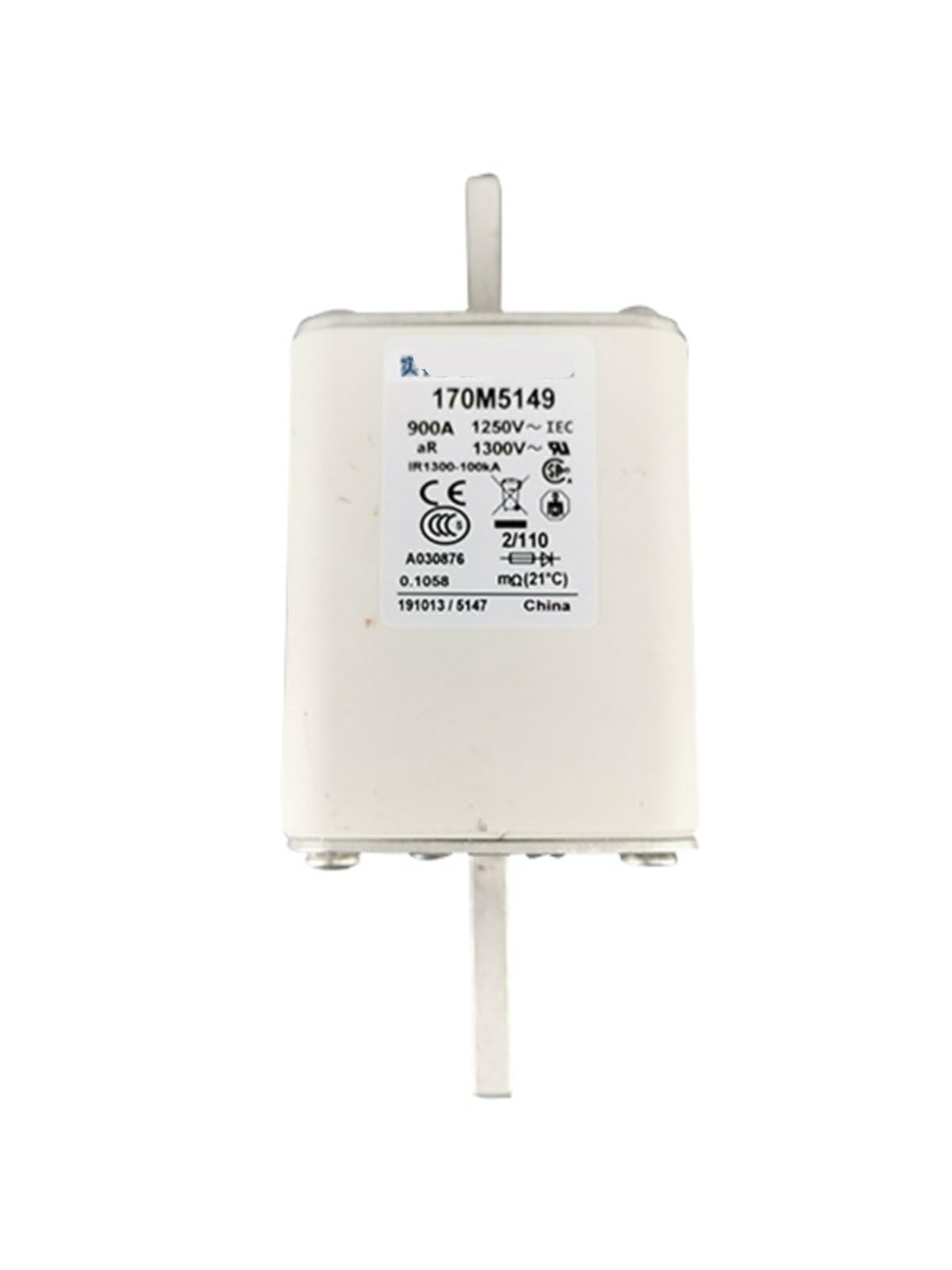 Fusible cylindrique rapide 170M5149 pour protection industrielle