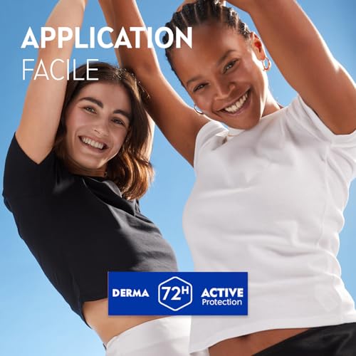 NIVEA Bille Féminin Derma Control Restore Déodorant Femme Anti Transpirant Aisselles Anti Irritations Acide Hyaluronique & Vitamine E 0% Alcool Peaux Sensibles 50 ml - vue 4