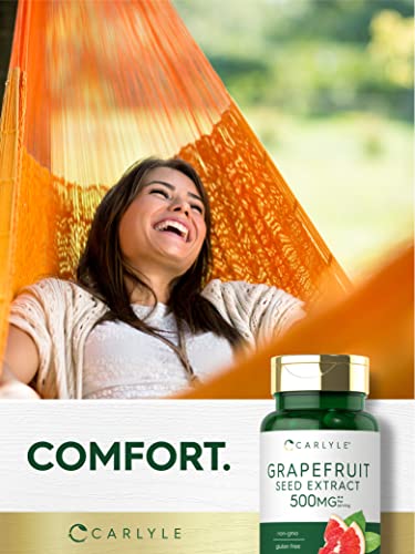 Carlyle Grapefruit Seed Extract | 500 Mg 120 Capsules | Maximum Strength | Non-Gmo, Gluten Free #TOP5