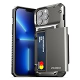【VRS】 iPhone13ProMax 対応 ケース 耐 衝撃 ストラップ 使用可 ストラップホール 付 スマホケース 耐衝撃 背面 カード 収納 付 スマホカバー カード収納 耐衝撃ケース カバー [ iPhone13 Pro Max iPhone 13 Pro マックス アイフォン13プロマックス 対応] Damda Glide Pro メタルブラックロゴ