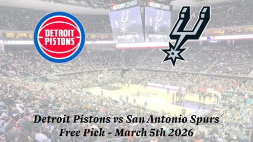 NBA Free Pick | Pistons vs Spurs Prediction Podcast Por  arte de portada