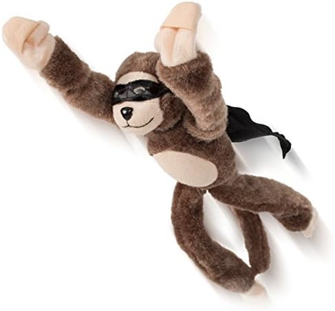 Playmaker Toys Flingshot Slingshot Flying Screaming Monkey, Brown