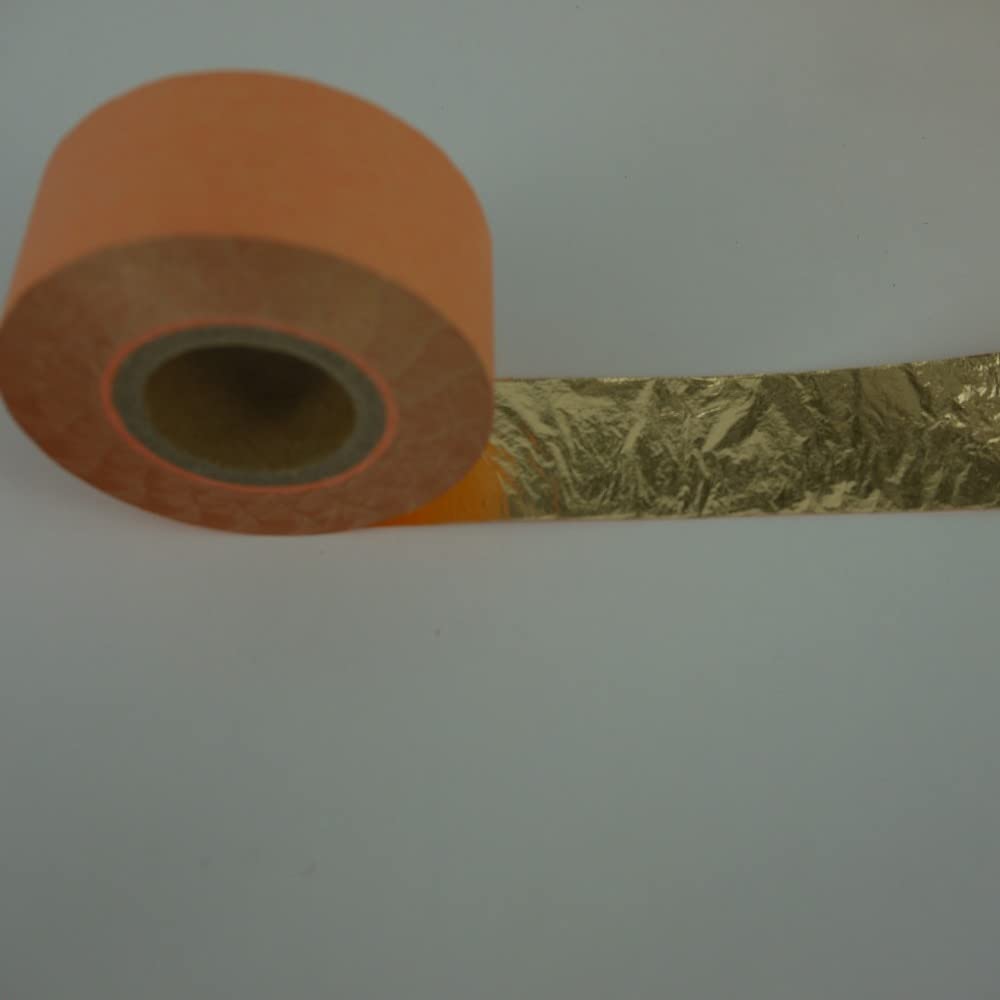 Un Rotolo Imitazione Foglia d'oro Foglia di Rame Lamina la Larghezza 10-150 mm - Nuova Lamina d'oro in Rotolo Materiale Decorativo doratura Foglia d'oro