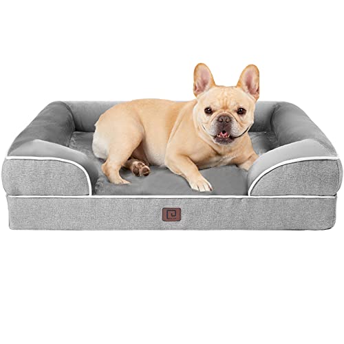 Patas Lague Orthopädisches Hundebett – Wasserdicht, Kariert, 51x38 Cm