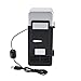 Rosilesi Mini USB Frigo - LED Mini USB Frigorifero USB Frigorifero Bevande Lattine per Bevande Frigorifero e riscaldatore(Nero)