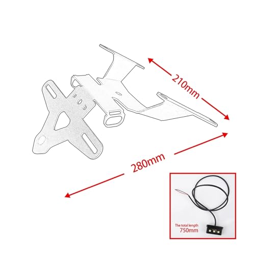 Support de plaque d'immatriculation CBR650R robuste pour modèle 2021-2023 - 2