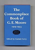 The Commonplace Book of G.E. Moore B00H019KV2 Book Cover
