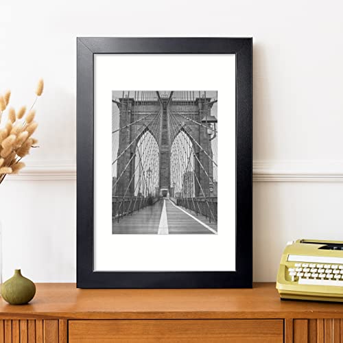 Lavie Home 16 X 24 Picture Frame Black Poster Frame,Display Pictures 12X18 With Mat Or 16X24 Without Mat thumb #1