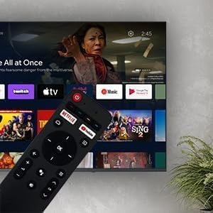 Image of Compatible with Haier TV Remote Original HTR-U28 Suitable for LED UHD HD Smart Android Haier Television Without Google Assistant Feature