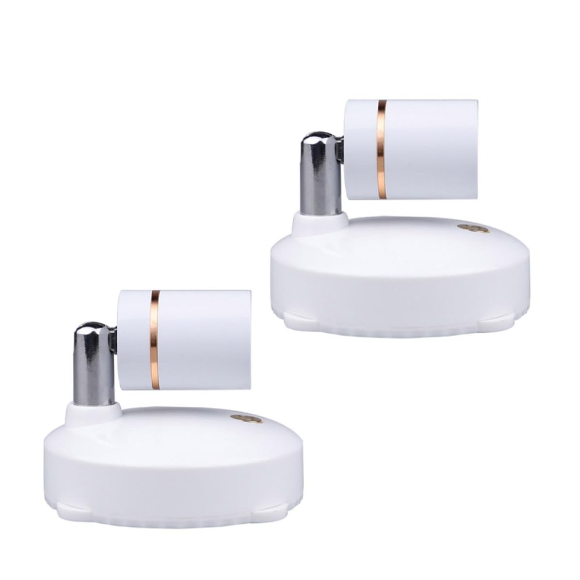 2 Piezas Foco LED Control Remoto, Blanco USB Recargable