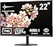 Minifire 22 Zoll Business Computer Monitor, FHD 1080p,120 Hz, FreeSync, Eye Comfort, sRGB 107%, Ultra Thin Aperture, Tilt, VESA, HDMI,PC Bildschirm-Schwarz(MF22X3AH)
