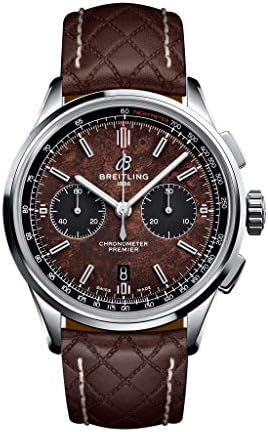 Breitling Premier B01 Chronograph 42 Bentley Centenary Limited Edition Unique Brown Burl Elm Dial AB01181A1Q1X1