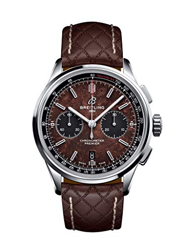 Breitling Premier B01 Chronograph 42 Bentley Centenary Limited Edition Unique Brown Burl Elm Dial AB01181A1Q1X1