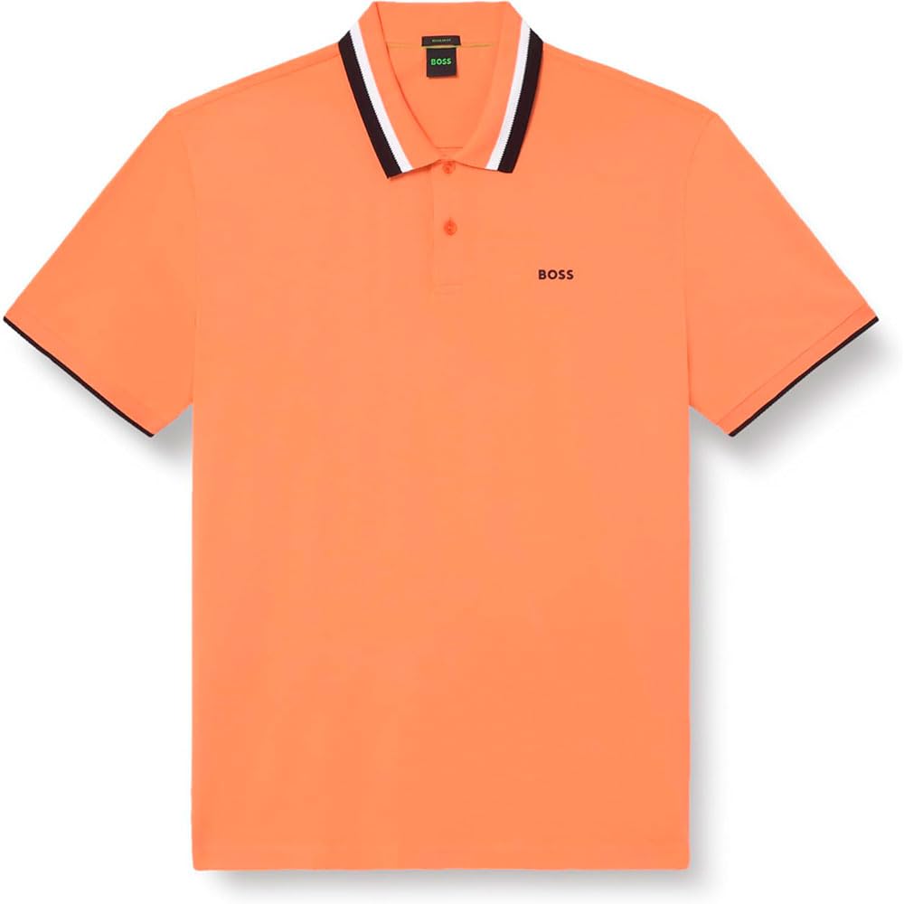 BOSS Herren Paddy AP Heritage Paddy-Poloshirt mit Kontraststreifen