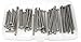 iexcell 50 Pcs M3 x 40/45/50/55/60mm Thread Pitch 0.5 mm Stainless Steel 304 Hex Socket Head Cap Screws Bolts Assortment Kit