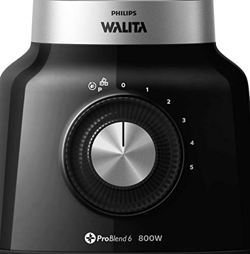 Liquidificador Walita Viva Problend 6 Duravita,Philips RI2135/91, Preto, 110V