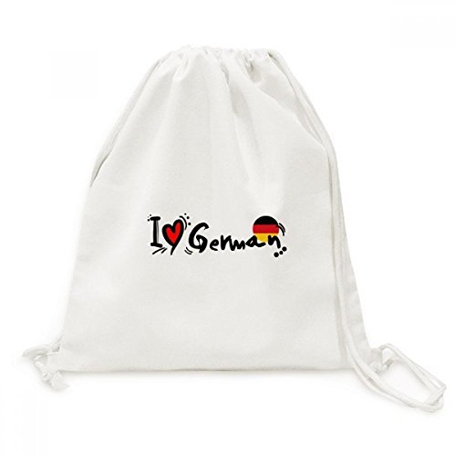 Amour coeur illustration sac à cordon pour exprimer sa passion