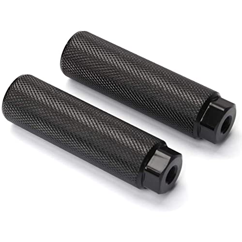 Liseng Lot de 4 Pegs universels en alliage d'aluminium antidérapant, pieds en plomb, pour vélos polyvalents, route, et athlétisme, noir, – vue 5