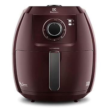 Fritadeira Elétrica sem oleo Grand Airfryer 5L mecanica Electrolux EAF51 vermelha 1800W 220V