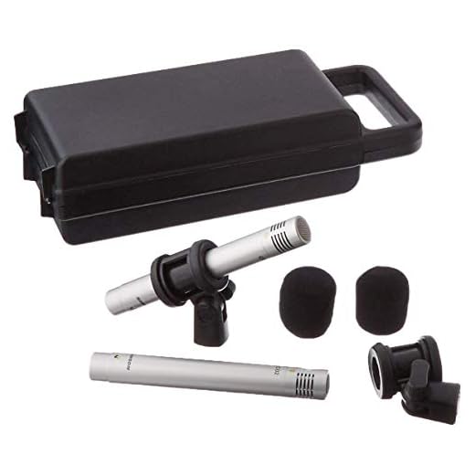 Samson C02-P - Paquete de 2 micrófonos externos, plateado