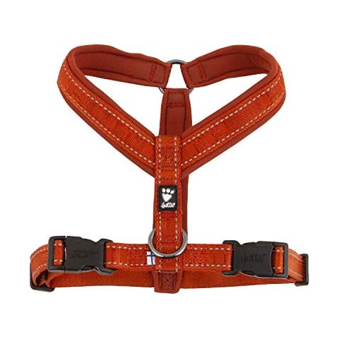 Hurtta Casual Padded Dog Y-Harness, Comfortable Everyday Harness, Cinnamon, 70cm Cover