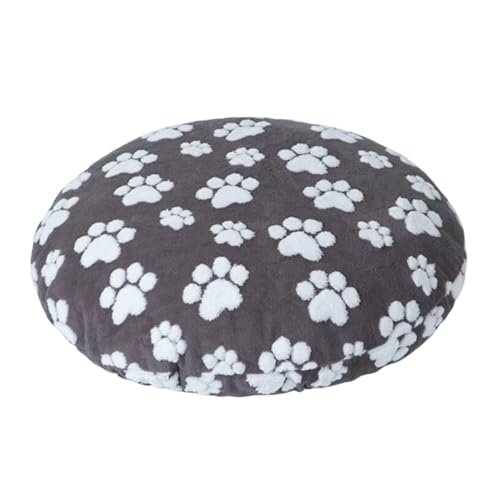 Funda de cama redonda extraíble lavable a máquina para mascotas para un sueño cómodo, cama redonda de repuesto para perro