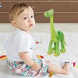 Baverta Dinosaur Plush Toy Age 2+, Stuffed Dinosaur Plush Toys, Cute Cartoon Animals Toy Dolls Plush Doll Green Dinosaur Gifts for Kids Girls Boys Babies Toddlers, Soft Toy Dino Plushies for Birthday - Image 4