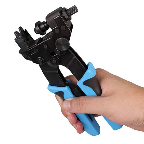 Professional RG59/RG6 Coax Cable Crimper, Coax Coaxial Compression Crimping Tool for F/BNC/RCA Connectors Adapters by LUBAN - Image 4