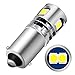 BlyilyB 12V-24V BA9 BA9S 53 57 1895 64111 Super Bright White Color LED Car Light Bulb for License Plate Side Door Courtesy Interior Dome Map Lights (Pack of 4)