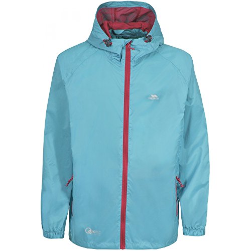 Image of Trespass Kids Qikpac Hooded Waterproof Packaway Jacket - Sasparilla - 7-8 Yrs