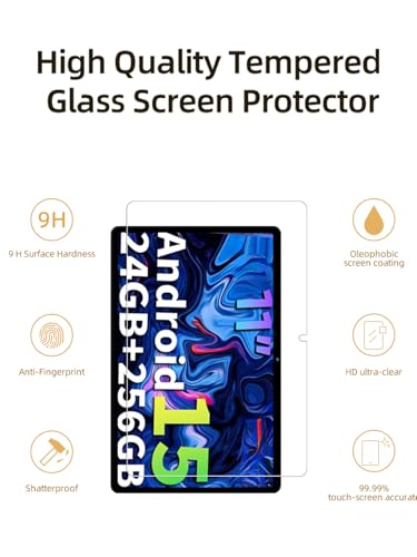 Protector de pantalla vidrio templado 10 pulg. 2 pack miniatura 6
