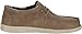 WHITIN Men's Slip on Loafers Vegan Leather Boat Shoes Casual Sneakers Size 13 Fashion Moccasin Winter Warm Light Brown 47
