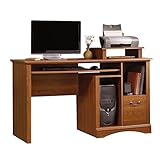 Sauder Camden County Computer Desk, Planked Cherry Finish