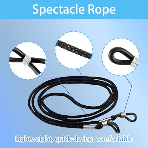 Image of 10pcs Glasses cord, eyeglasses holder straps, anti-slip sports eyewear retainer lanyards, Sunglass Eyeglass Chains