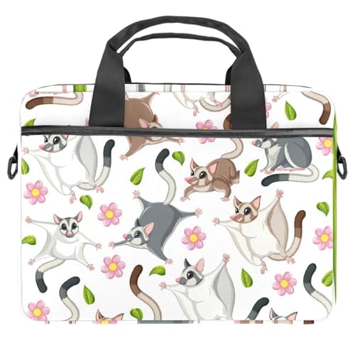 Housse ordinateur 13 14 pouces Sugar Gliders sac bandoulière multicolore PC portable