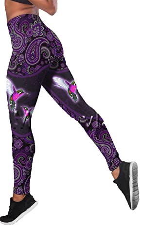 Débardeur sexy femme motif colibri imprimé 3D avec leggings L